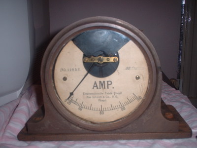 AMP Meter from the Titanic. Faulty